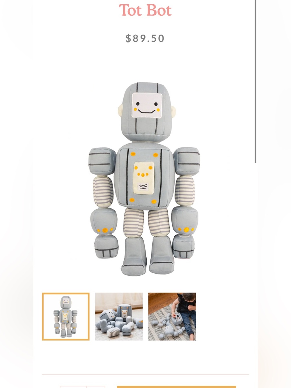 Wonder &  Wise Tot Bot Kids Toy